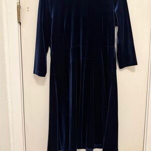 Lands' End Women's Formal Navy Dress
